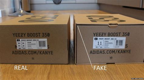 adidas yeezy box real vs fake